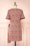 Maurine Short Floral Wrap Dress | Boutique 1861 back view