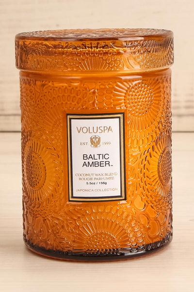 Medium Jar Candle Baltic Amber | Voluspa | La petite garçonne close-up