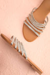 Mégisserie Beige & Silver Crystal Sandals | Boutique 1861 1