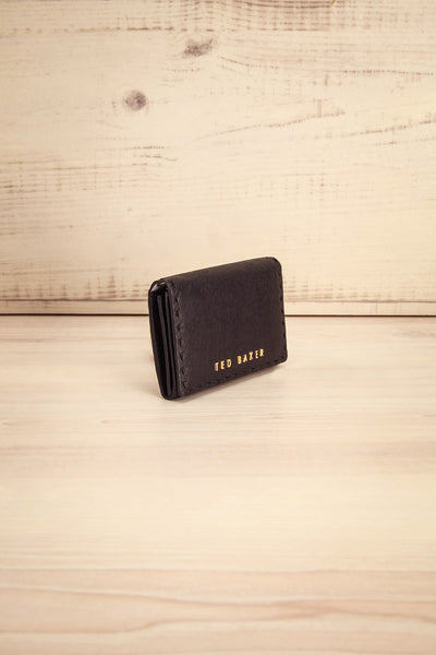 Melvaig Noir - Black leather wallet