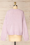 Merida Lilac Oversized Knit Sweater w/ Pocket | La petite garçonne back view