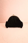 Merlini Black Velvet Clutch | Pochette Noire | Boutique 1861 front view