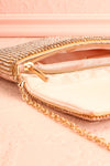 Meryt Rose Gold Crystal Clutch | Sac à Main | Boutique 1861 inside close-up