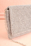 Meryt Silver Crystal Clutch | Sac à Main | Boutique 1861 side close-up