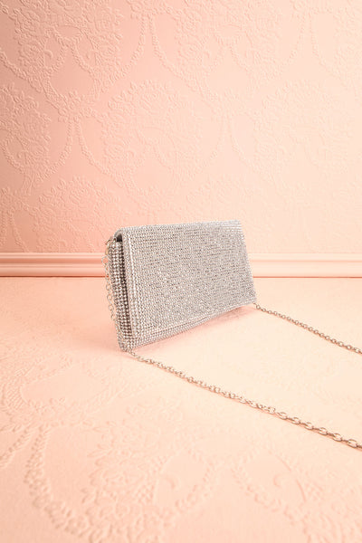 Meryt Silver Crystal Clutch | Sac à Main | Boutique 1861 side view
