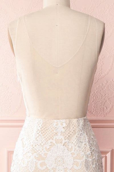 Micheline Ivory Lace Midi Bridal Dress | Boudoir 1861