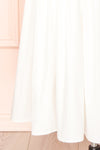 Mikki Ivory Wide Layered Long Sleeve Dress | Boutique 1861 bottom