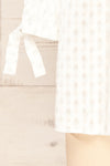 Milakowo White Printed Off-Shoulder Blouse | La petite garçonne  bottom
