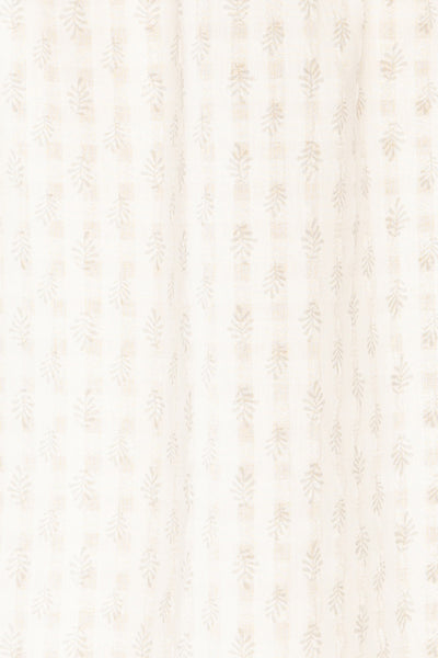 Milakowo White Printed Off-Shoulder Blouse | La petite garçonne  fabric