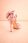 Mileena Sugar Pink Peep-toe Heeled Sandals | Boudoir 1861
