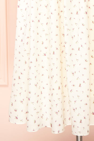 Milka Long Sleeve Floral Midi Dress | Boutique 1861 bottom
