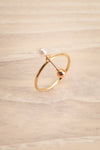 Millo | Set of 10 Stackable Minimalist Rings pearl