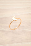 Millo | Set of 10 Stackable Minimalist Rings moon close-up