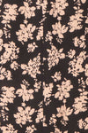 Mimallone Cowl Neck Floral Midi Dress | Boutique 1861 fabric