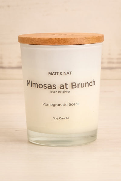 Mimosas at Brunch Mini Round Candle | La petite garçonne close-up