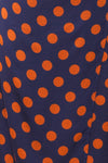 Mimoza Cowl Neck Midi Slip Dress | Boutique 1861 fabric