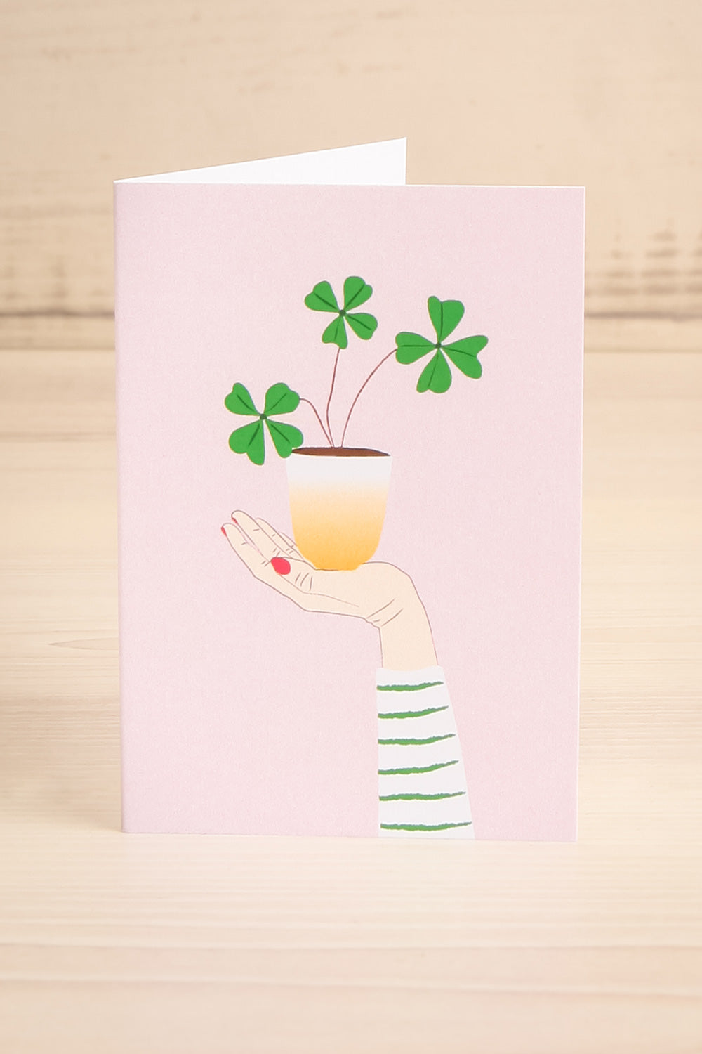 Good Luck Mini Greeting Card | Maison garçonne close-up