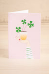 Good Luck Mini Greeting Card | Maison garçonne close-up