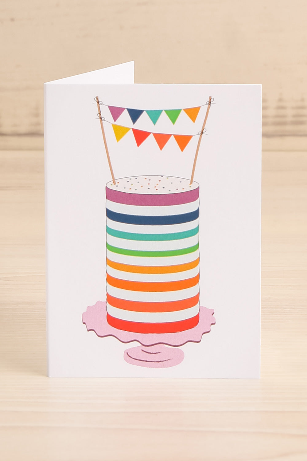 Birthday Cake Mini Greeting Card | Maison garçonne close-up