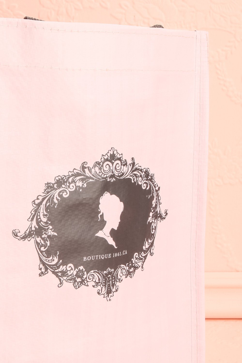 Mini-Sac Rose 1861 Pink Reusable Bag with Logo | Boutique 1861 5