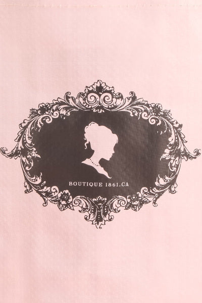 Mini-Sac Rose 1861 Pink Reusable Bag with Logo | Boutique 1861 2
