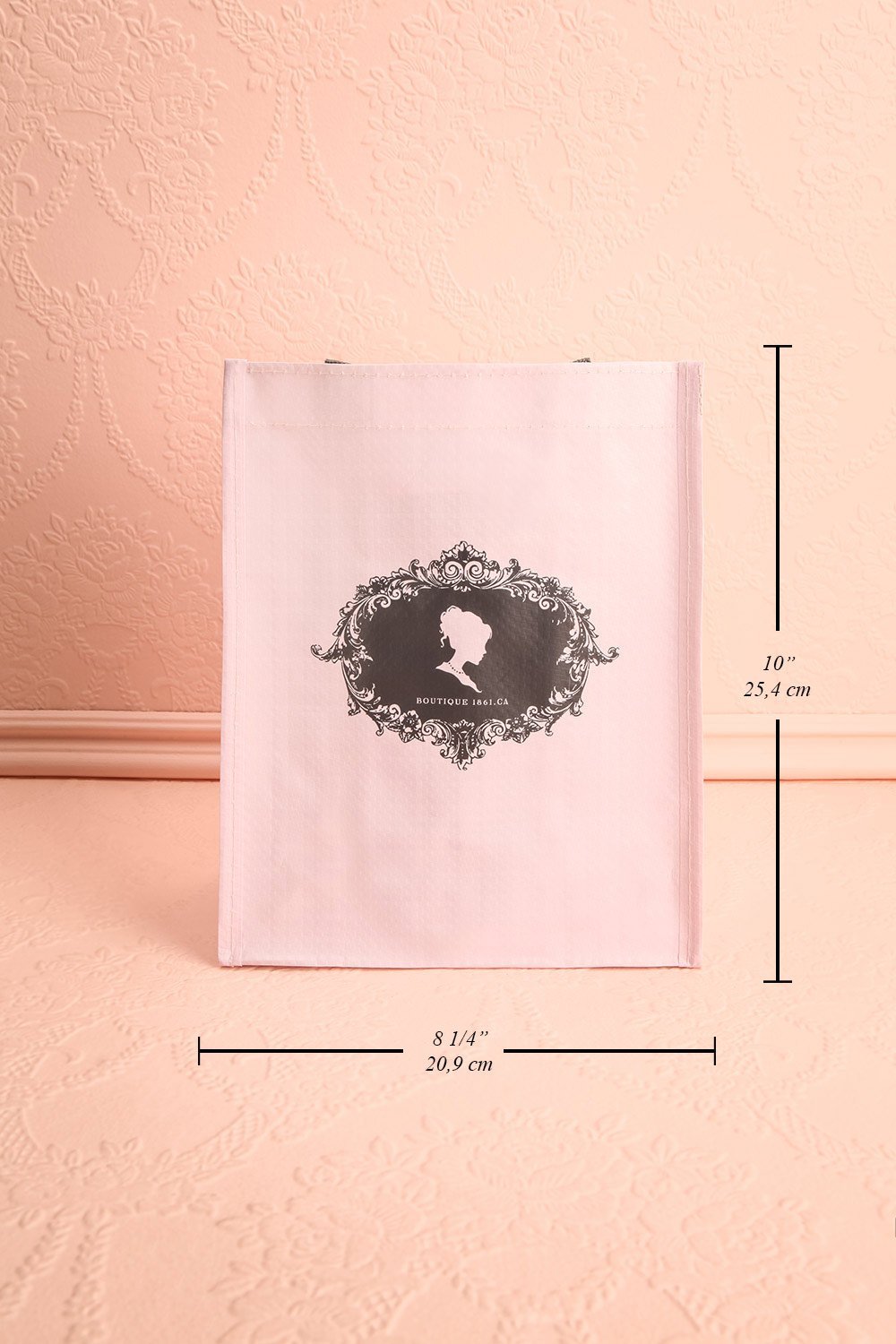 Mini-Sac Rose 1861 Pink Reusable Bag with Logo | Boutique 1861 7