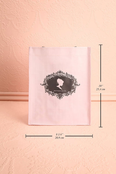 Mini-Sac Rose 1861 Pink Reusable Bag with Logo | Boutique 1861 7