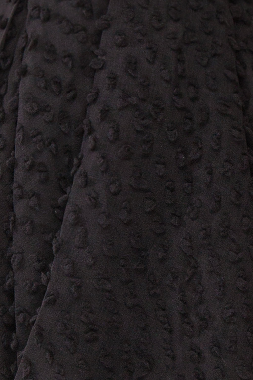 Minjee Black Maxi Dress | Robe Longue | Boutique 1861 fabric detail 