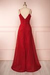 Minjee Red Maxi Dress | Robe Longue | Boutique 1861 back view