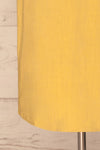 Mirandela Yellow Linen Midi Dress | La petite garçonne bottom