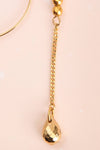 Miroslava Stern Golden Asymmetrical Pendant Earrings | Boutique 1861 3