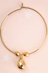 Miroslava Stern Golden Asymmetrical Pendant Earrings | Boutique 1861 2