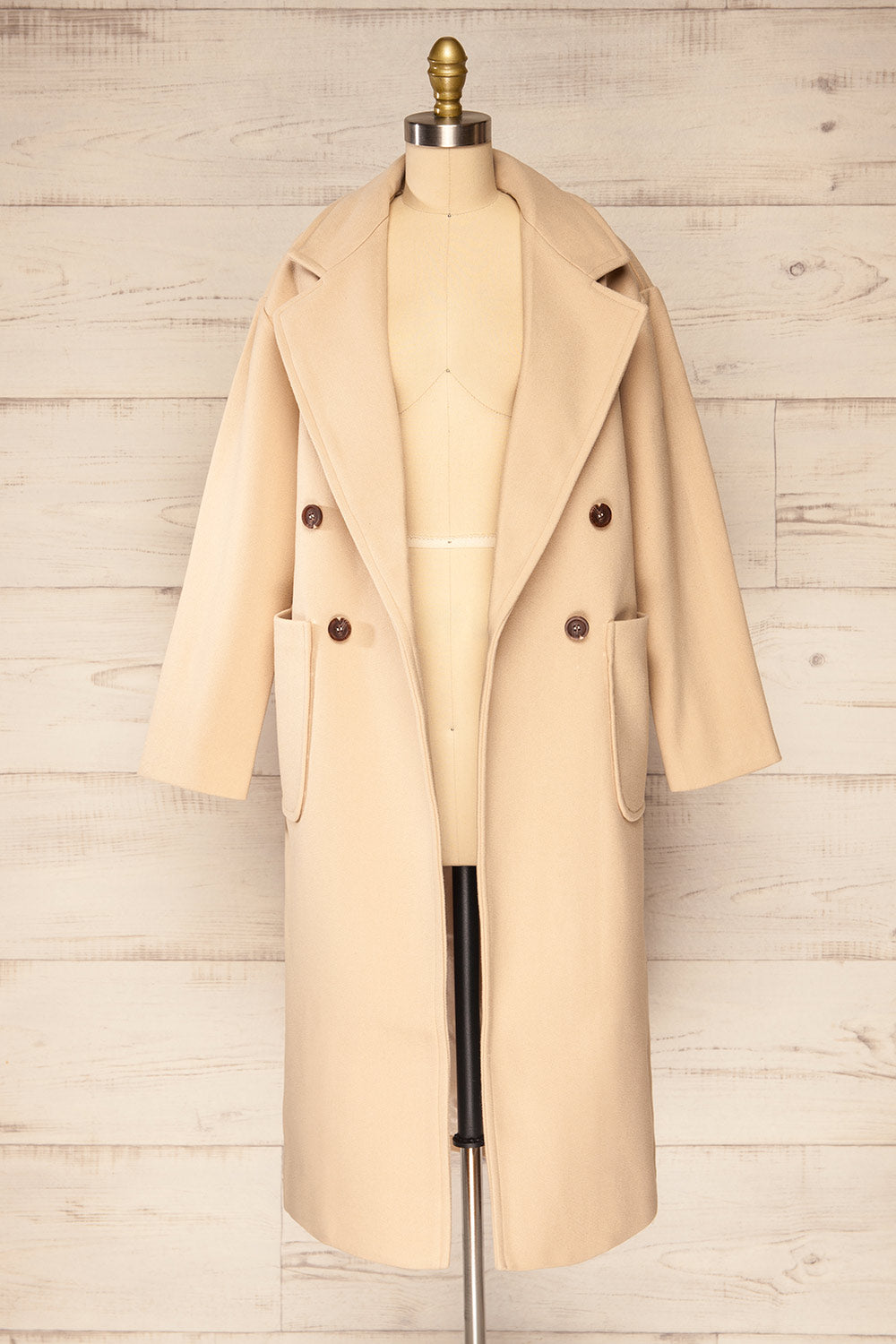 Mitcham Double-Breasted Trench Coat | La petite garçonne open view