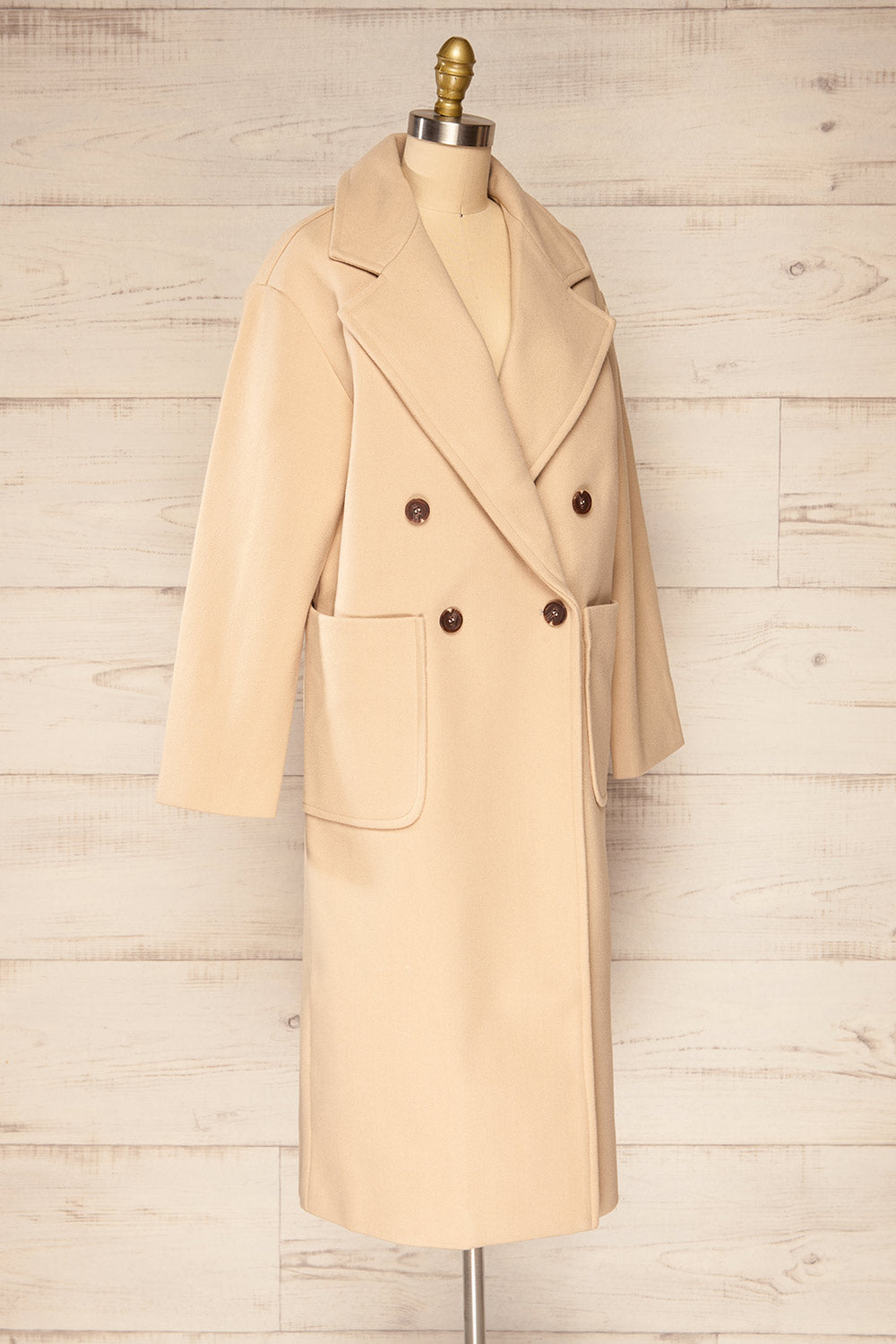 Mitcham Double-Breasted Trench Coat | La petite garçonne side view