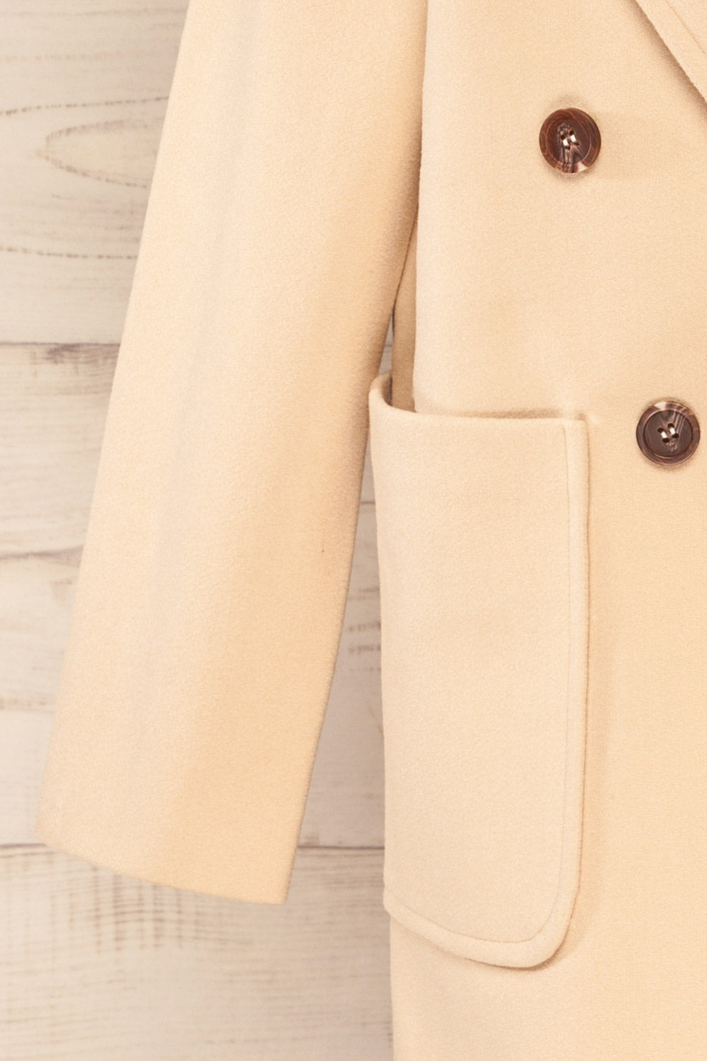 Mitcham Double-Breasted Trench Coat | La petite garçonne sleeve