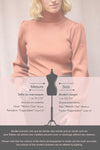 Moino Pink Puffy Sleeve Turtleneck Sweater | La petite garçonne fiche