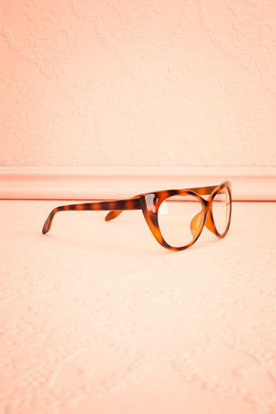 Monarch Tortue - Tortoise shell cat-eye frame glasses 3