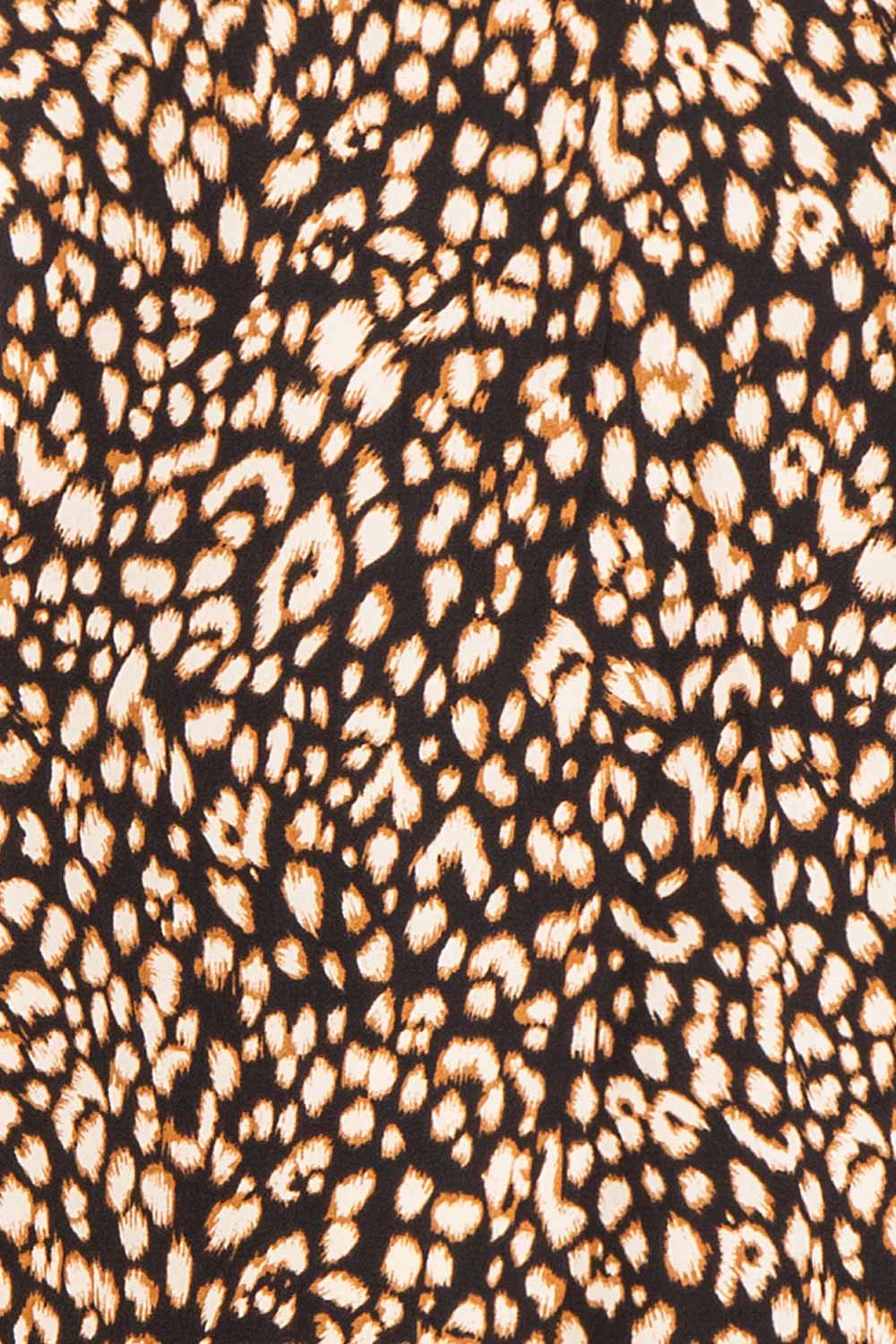 Moni Leopard Print Blouse w/ Peter Pan Collar | Boutique 1861 fabric 