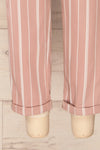Montpellier Pink Striped Straight Leg Pants | La petite garçonne bottom