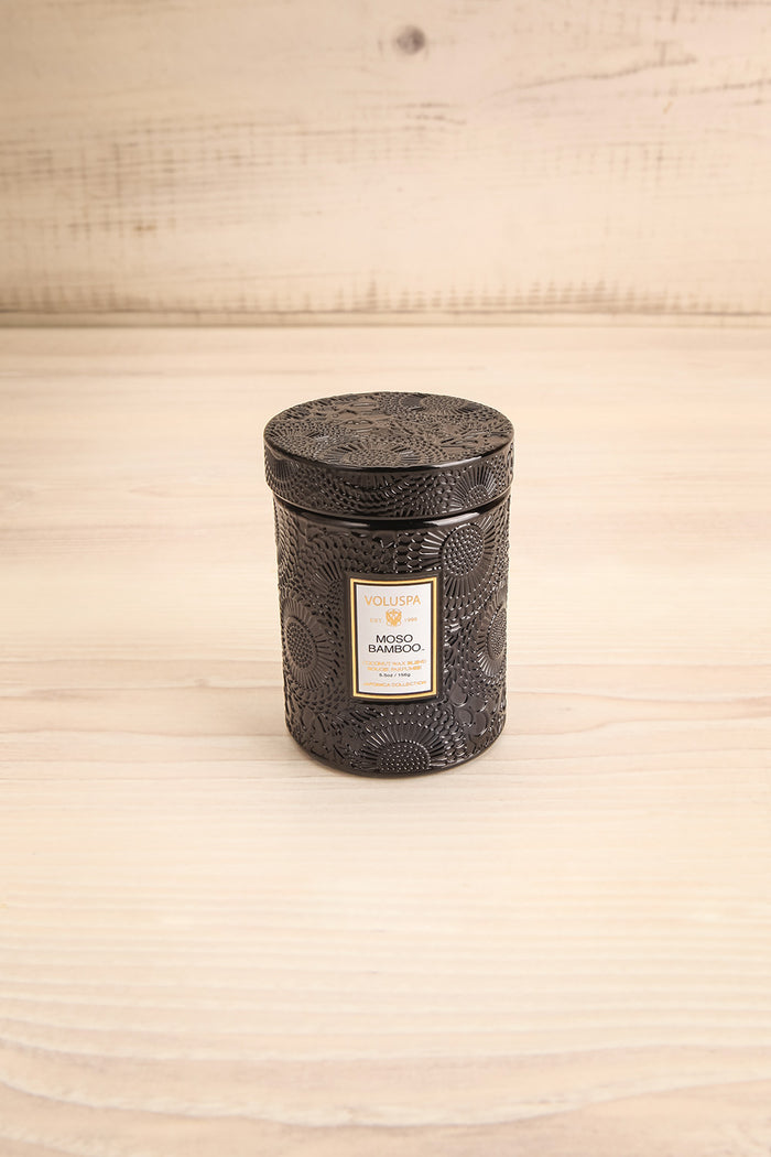Moso Bamboo Large Glass Jar Candle