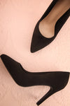 Mounai Black Pointed Toe Heels | Boutique 1861 flat view