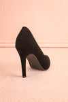 Mounai Black Pointed Toe Heels | Boutique 1861 back view