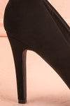 Mounai Black Pointed Toe Heels | Boutique 1861 sid eback close-up