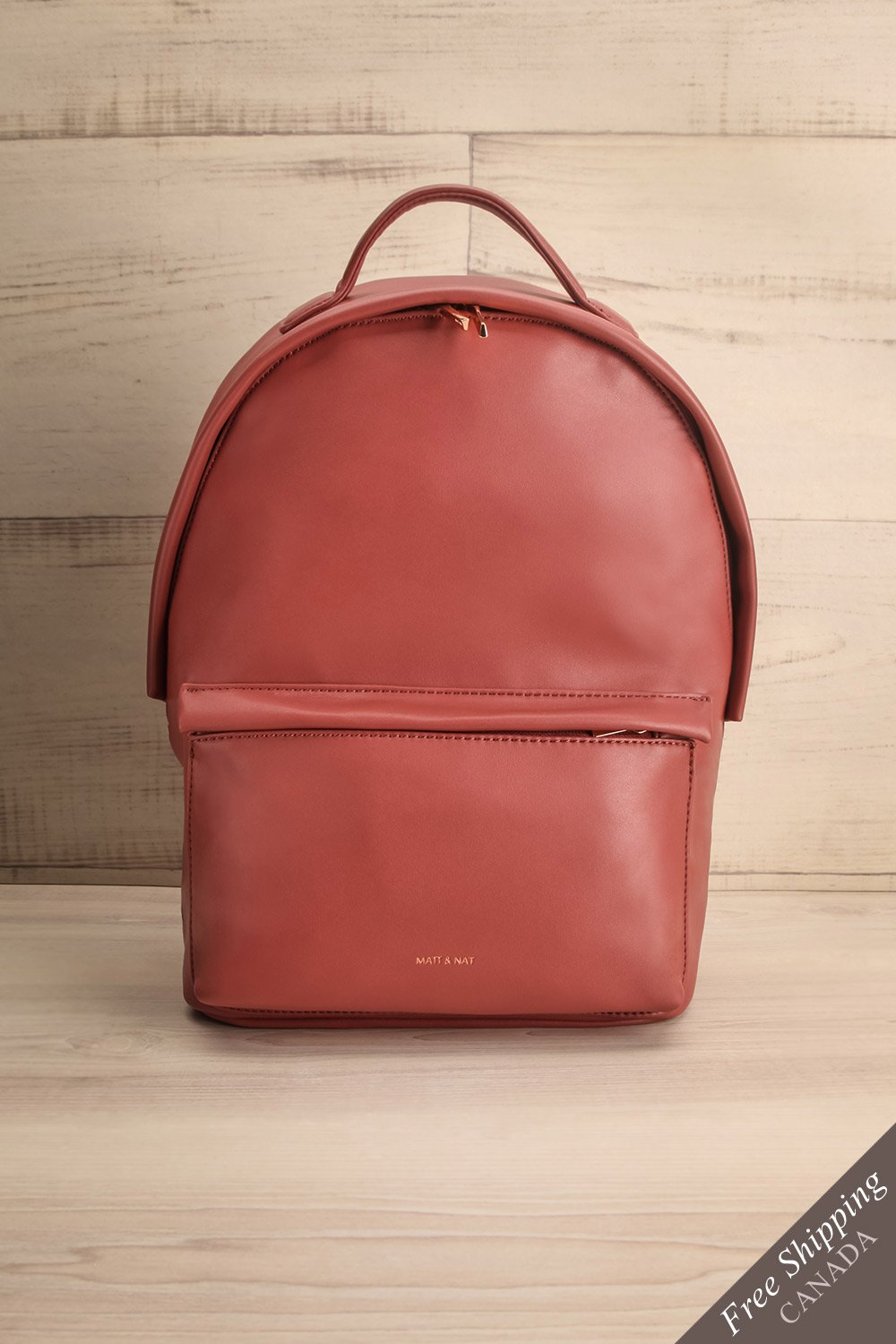 Munic Mauve Vegan Leather Backpack | La Petite Garçonne Chpt. 2 1