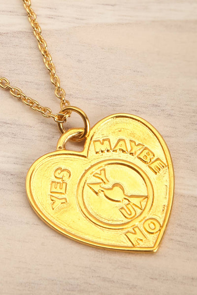 Mustus Gold Heart-Shaped Pendant Necklace | La Petite Garçonne Chpt. 2
