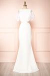 Myranie White Cut-Out Mermaid Bridal Dress | Boudoir 1861 front view
