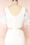 Myranie White Cut-Out Mermaid Bridal Dress | Boudoir 1861 back close up