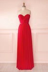 Myrcella Ardent Red Corset Back Gown | Boudoir 1861 front view
