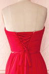 Myrcella Ardent Red Corset Back Gown | Boudoir 1861 back close-up