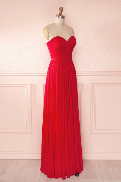 Myrcella Ardent Red Corset Back Gown | Boudoir 1861 side view